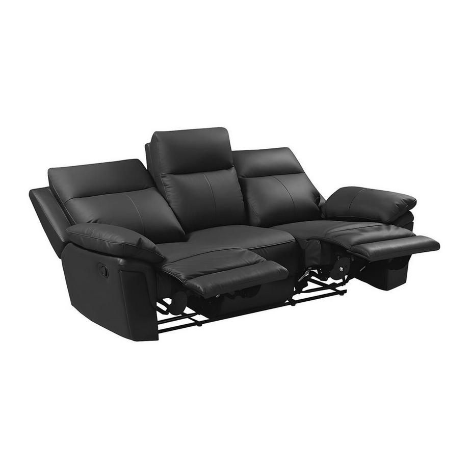 Vente-unique Relaxgarnitur 3+2+1 Büffelleder PAKITA  