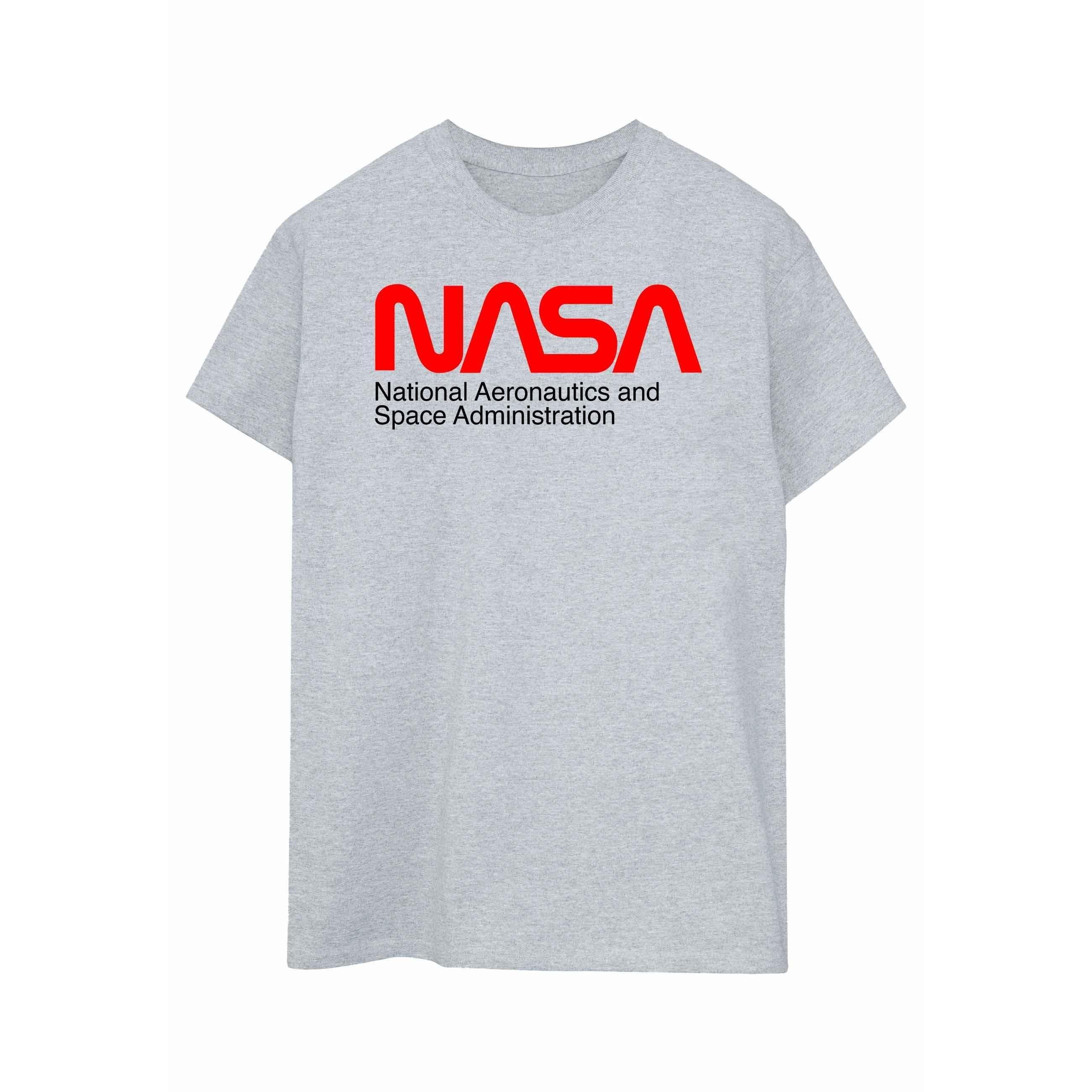 Image of Aeronautics And Space Tshirt Damen Grau S