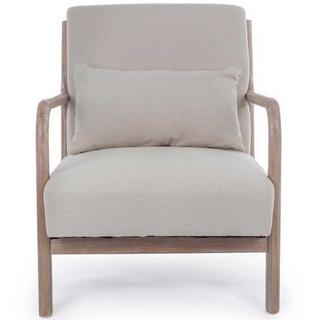 mutoni Poltrona Ancilla con cuscini beige  