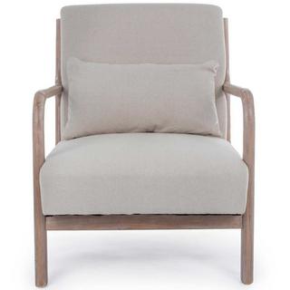 mutoni Poltrona Ancilla con cuscino beige  