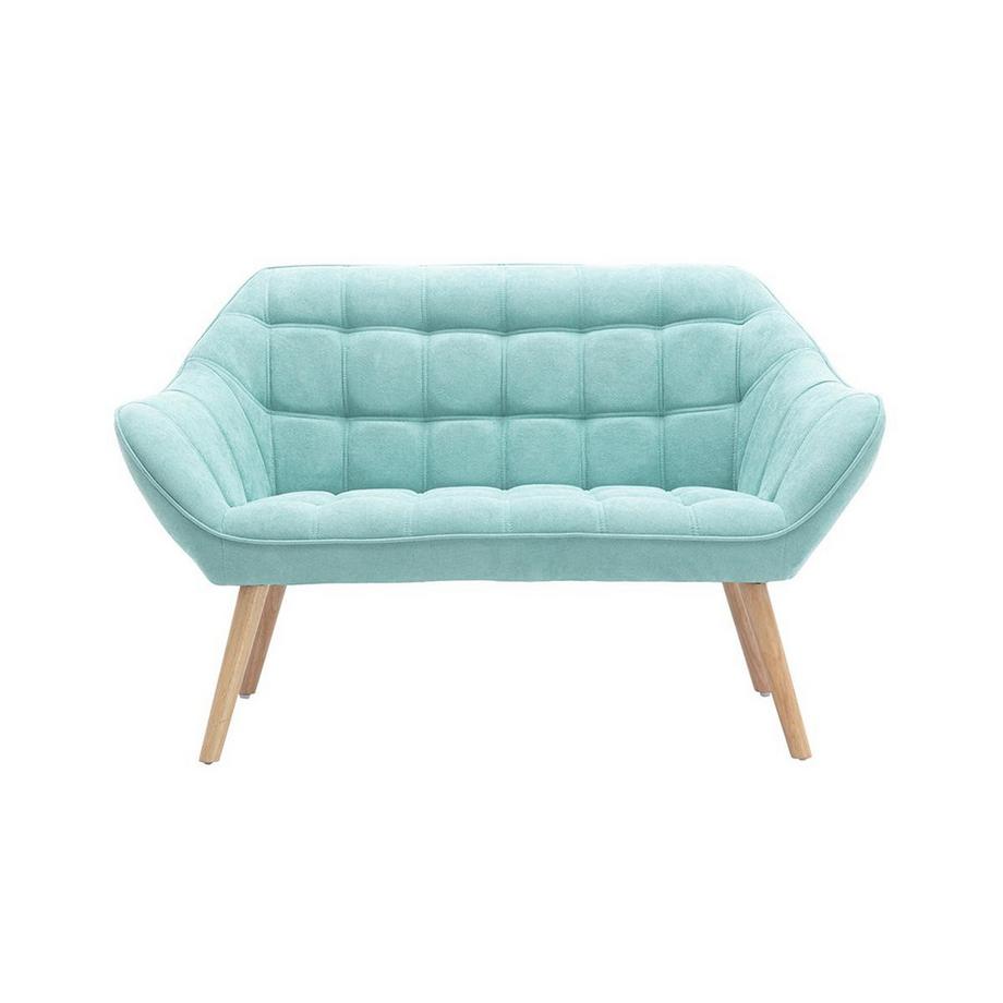 Vente-unique Canapé 2 places en tissu d'eau CASERTA  