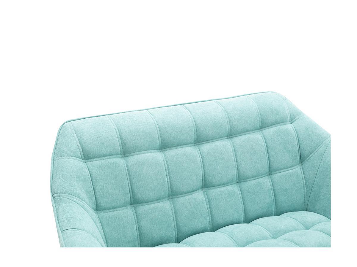 Vente-unique Sofa 2Sitzer Stoff Hellgrün CASERTA  