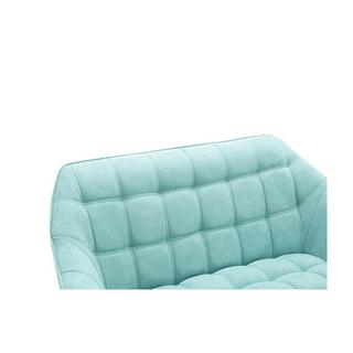 Vente-unique Sofa 2Sitzer Stoff Hellgrün CASERTA  