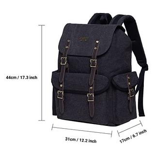 Only-bags.store Canvas Retro Vintage Jagd Wanderrucksack 14 Zoll Laptopfach  