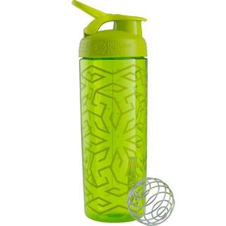 Blender Bottle  28oz / 820ml BlenderBottle SportMixer Signature Sleek, Green/Green 