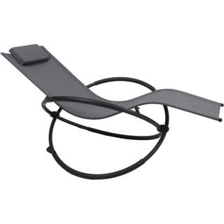 mutoni Chaise longue à bascule Milos gris  