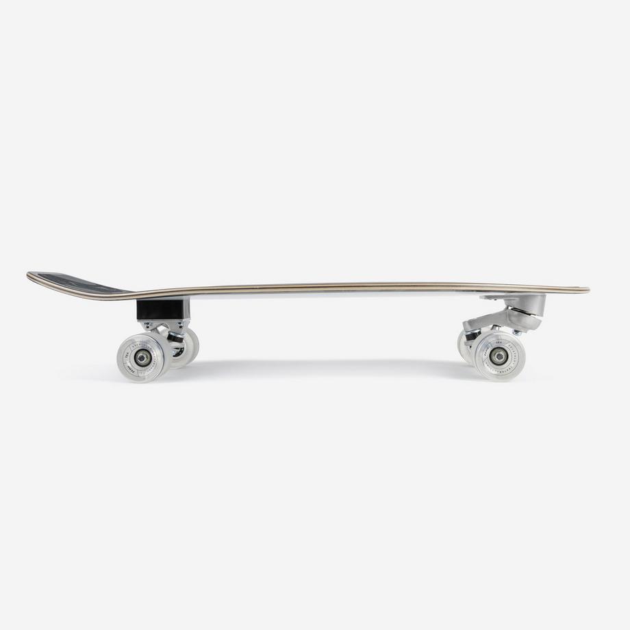 DECATHLON  LONGBOARD SURFSKATE SURFTRAINING 34" WHITE OIL 