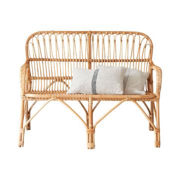 Outdoor Bank aus Rattan natur Ondine