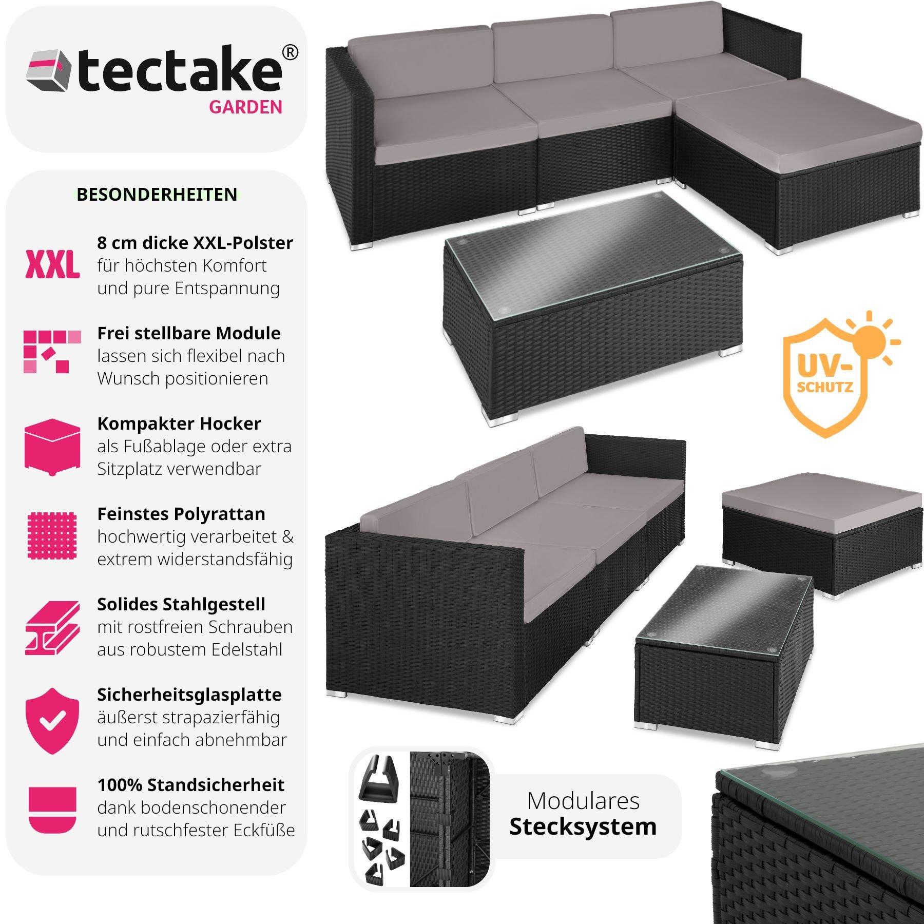 Tectake Rattan Lounge Florenz  