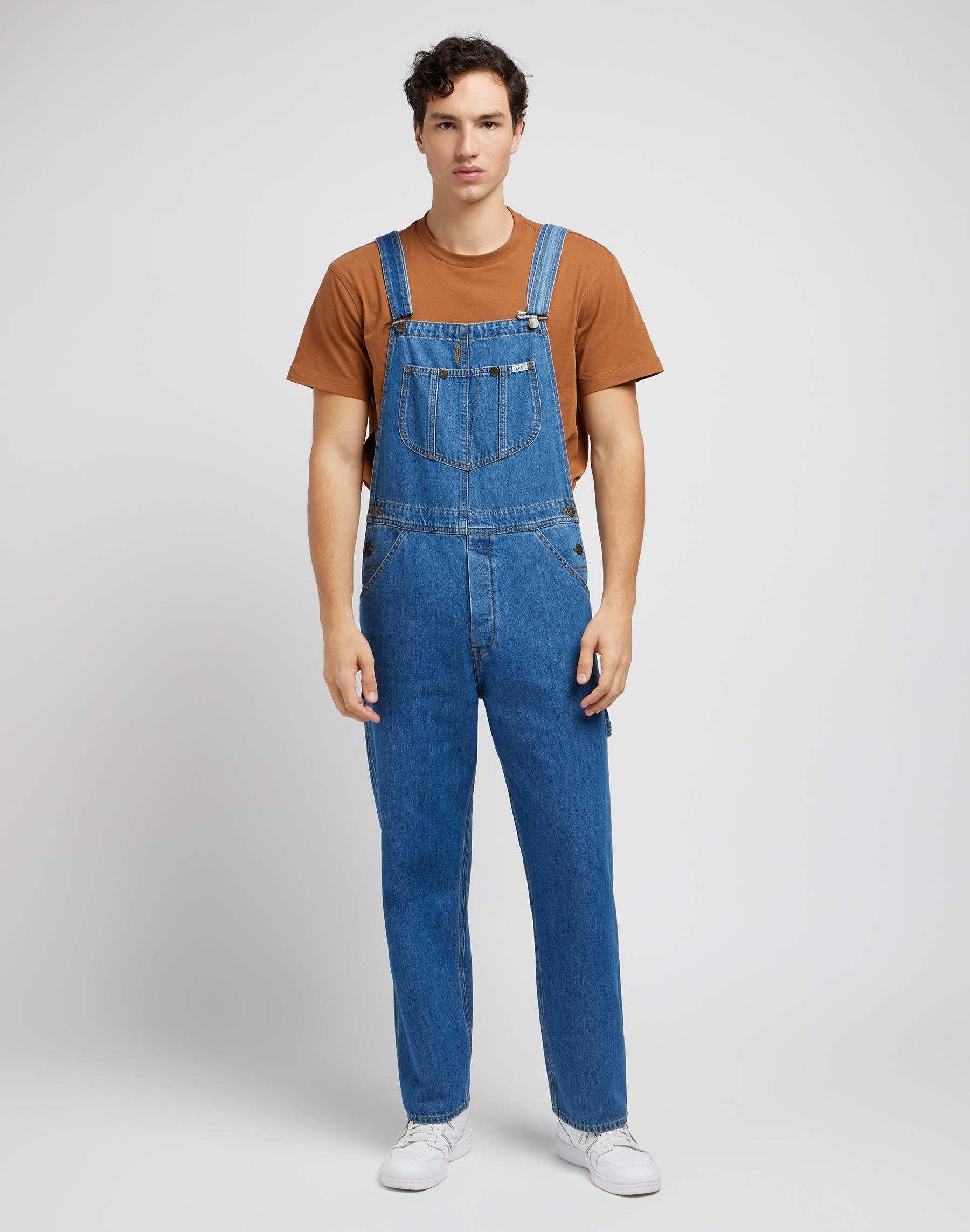 Image of Overall Bib Unisex Blau S