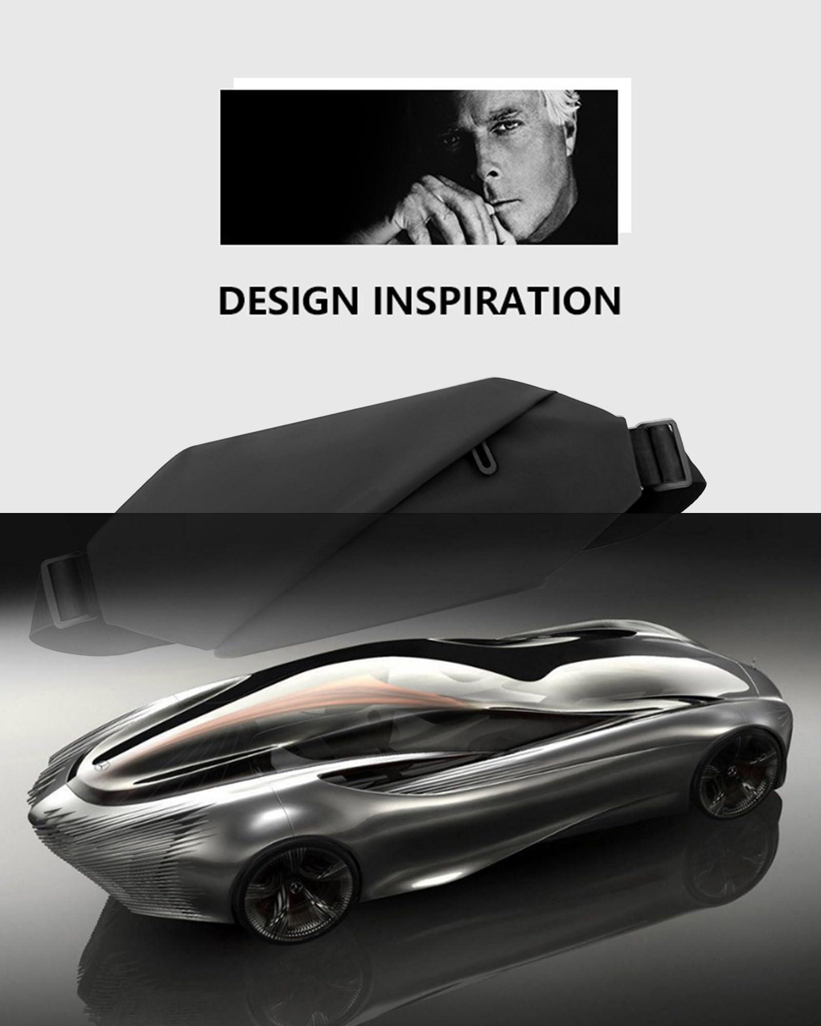 Only-bags.store Große PU Leder Wasserdichte Sport Reise Jogging Bauchtasche  