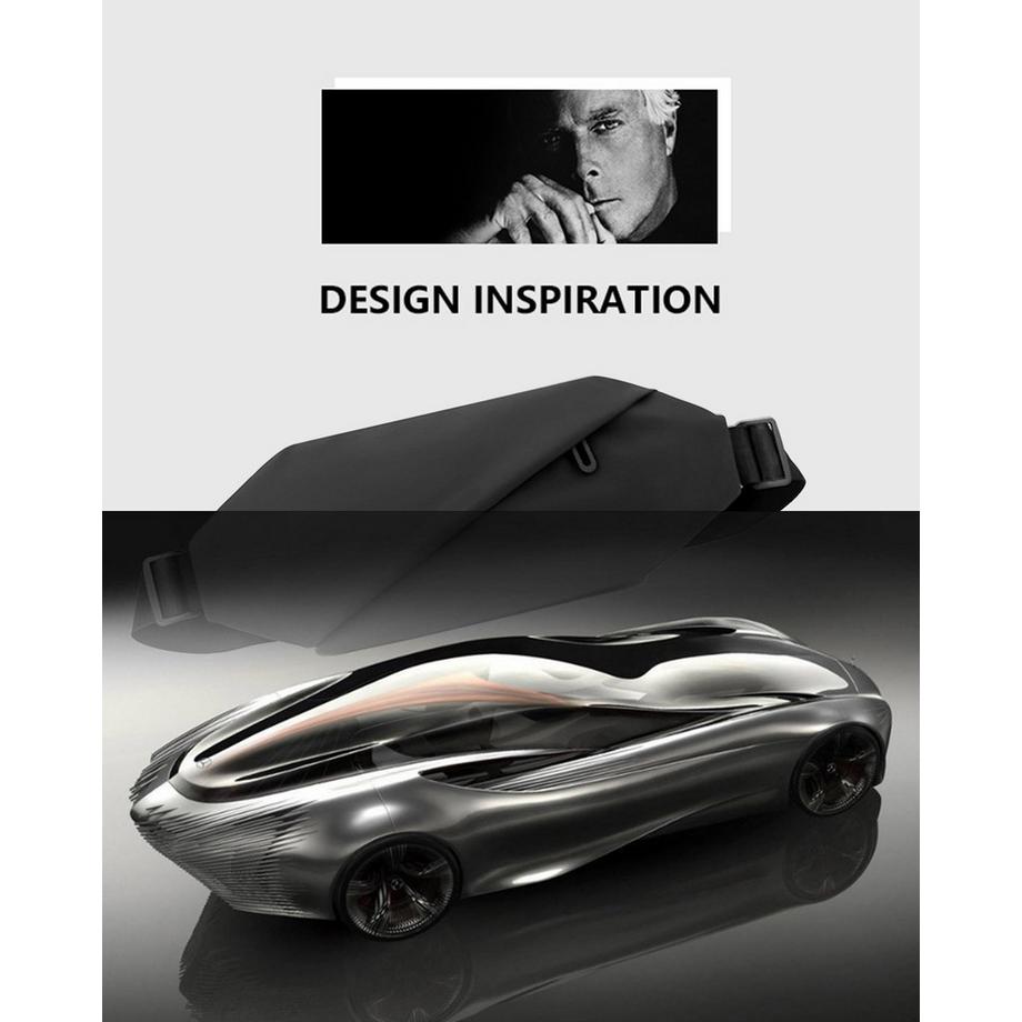 Only-bags.store Grand Sac Banane en Cuir PU Imperméable Sport Voyage Jogging  