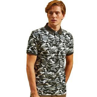 Asquith & Fox  Camo Poloshirt 