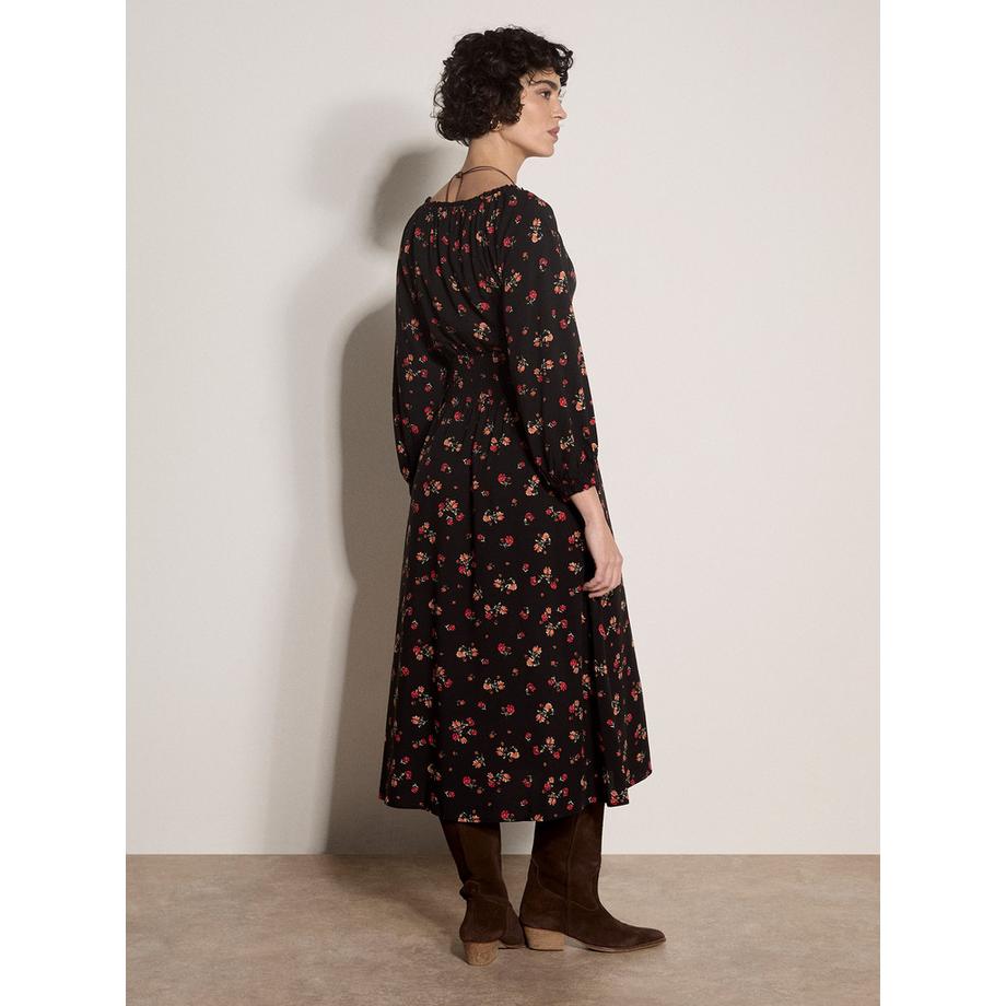 APRICOT Robe midi à motifs floraux  