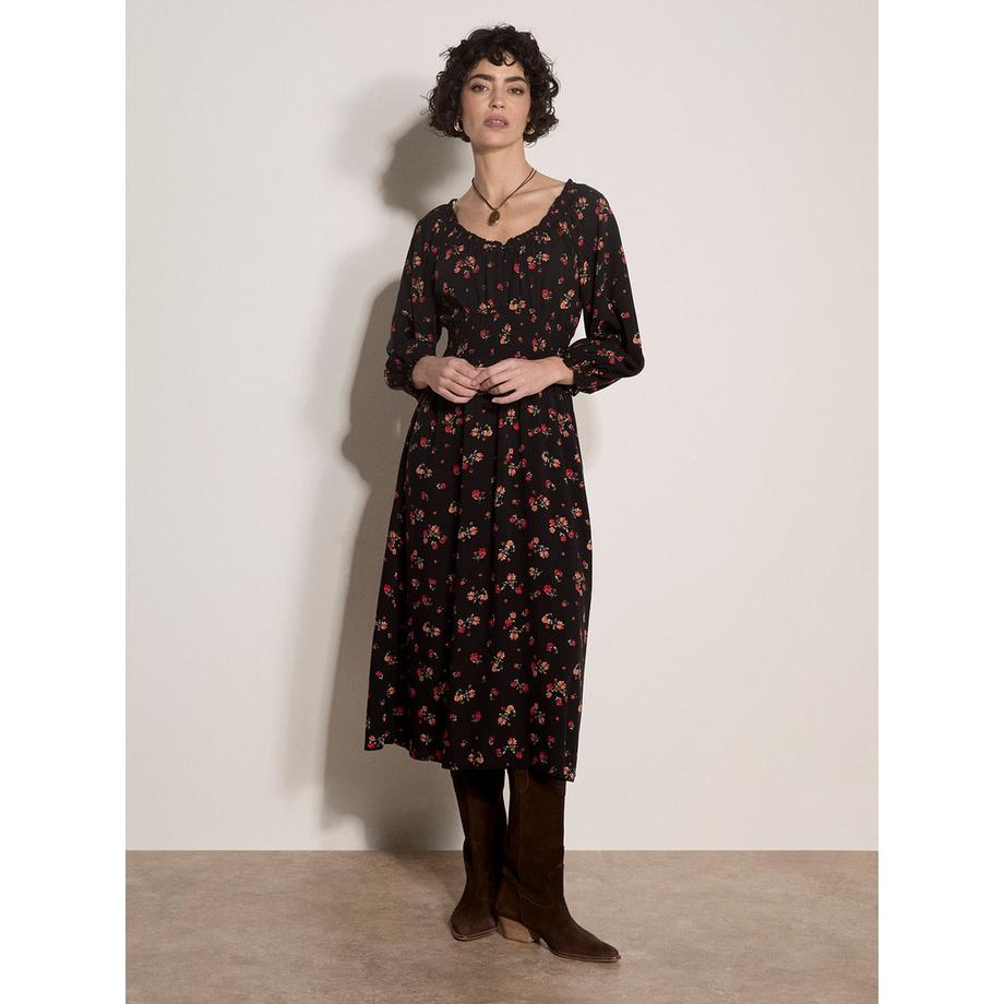 APRICOT Robe midi à motifs floraux  