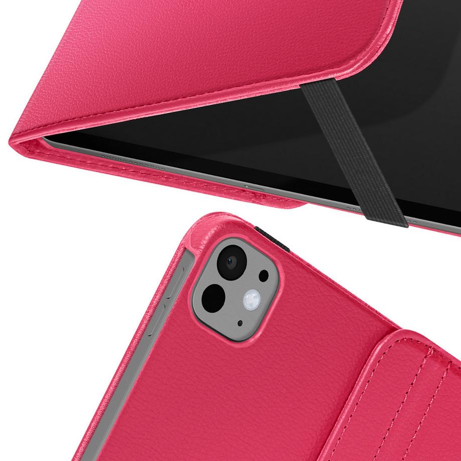 Avizar  Étui Rotatif iPad Pro 13 2024 Fuschia 