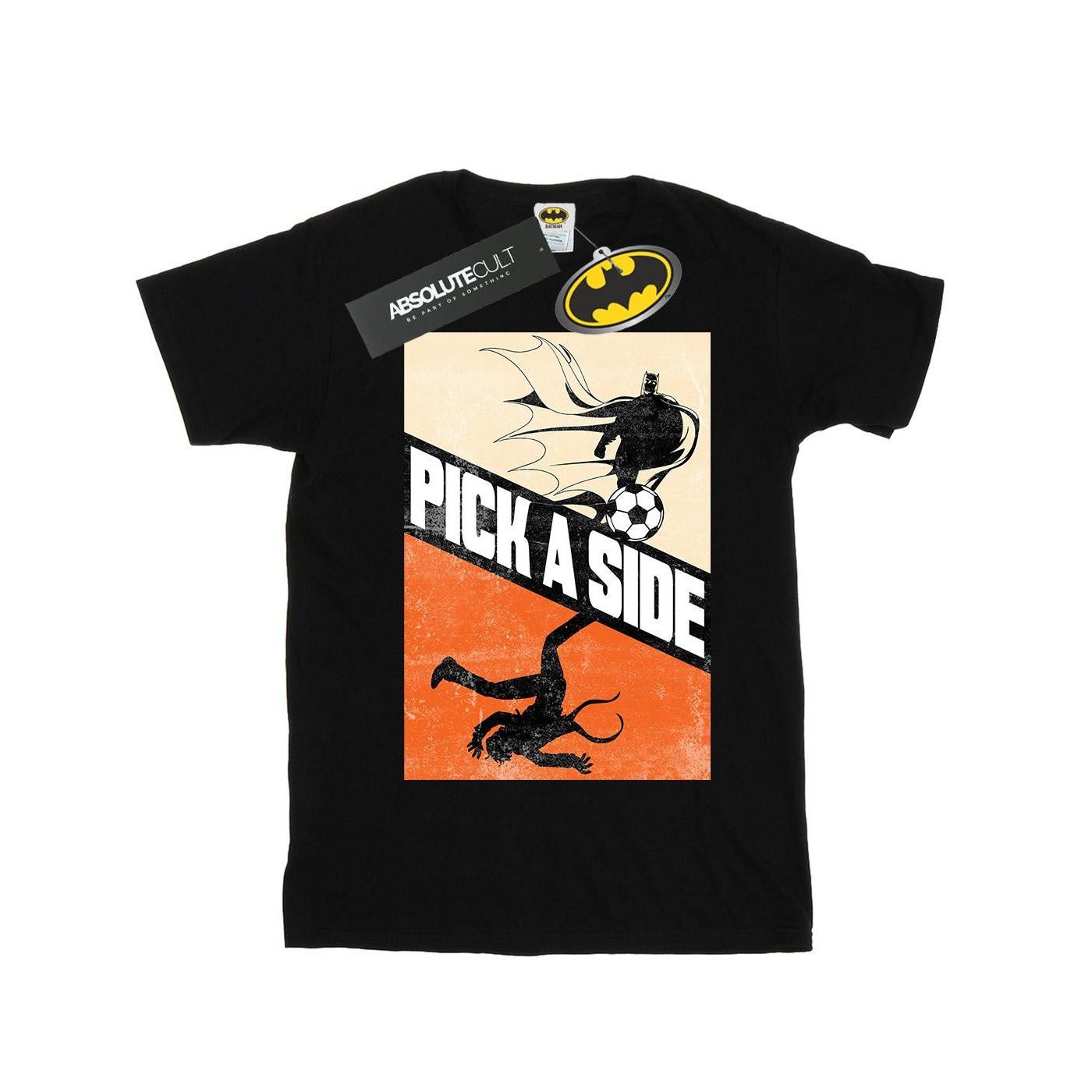 Image of Batman Football Pick A Side Tshirt Herren Schwarz M