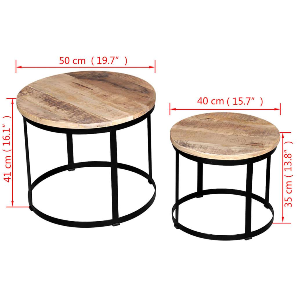 VidaXL Table basse bois  