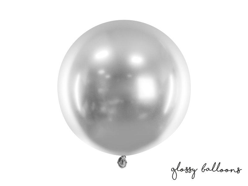 Image of Partydeco Olbom-g-018 Partydekorationen Spielzeugballon Unisex Silber ONE SIZE