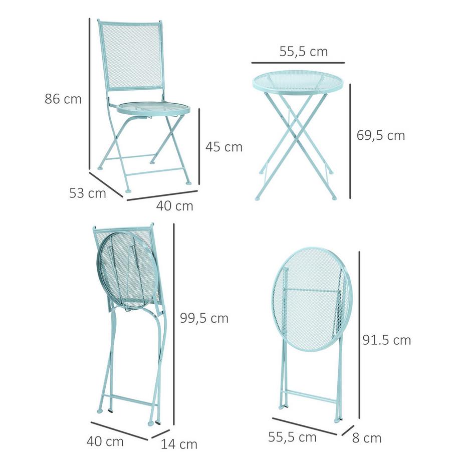 Outsunny Ensemble de salon de jardin  
