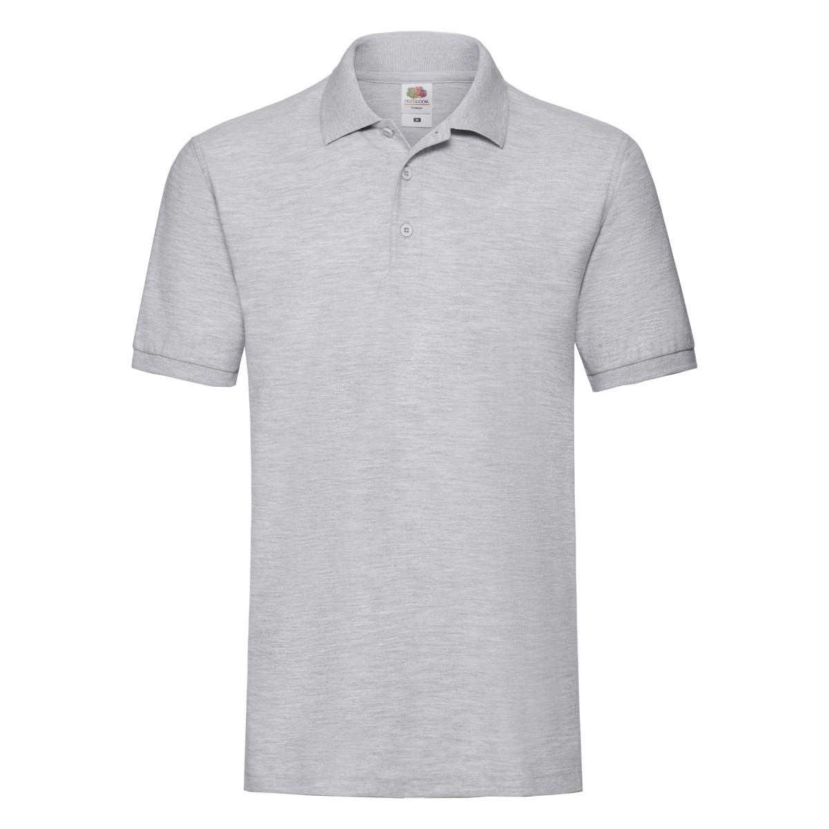 Image of Premium Poloshirt Herren Grau XL