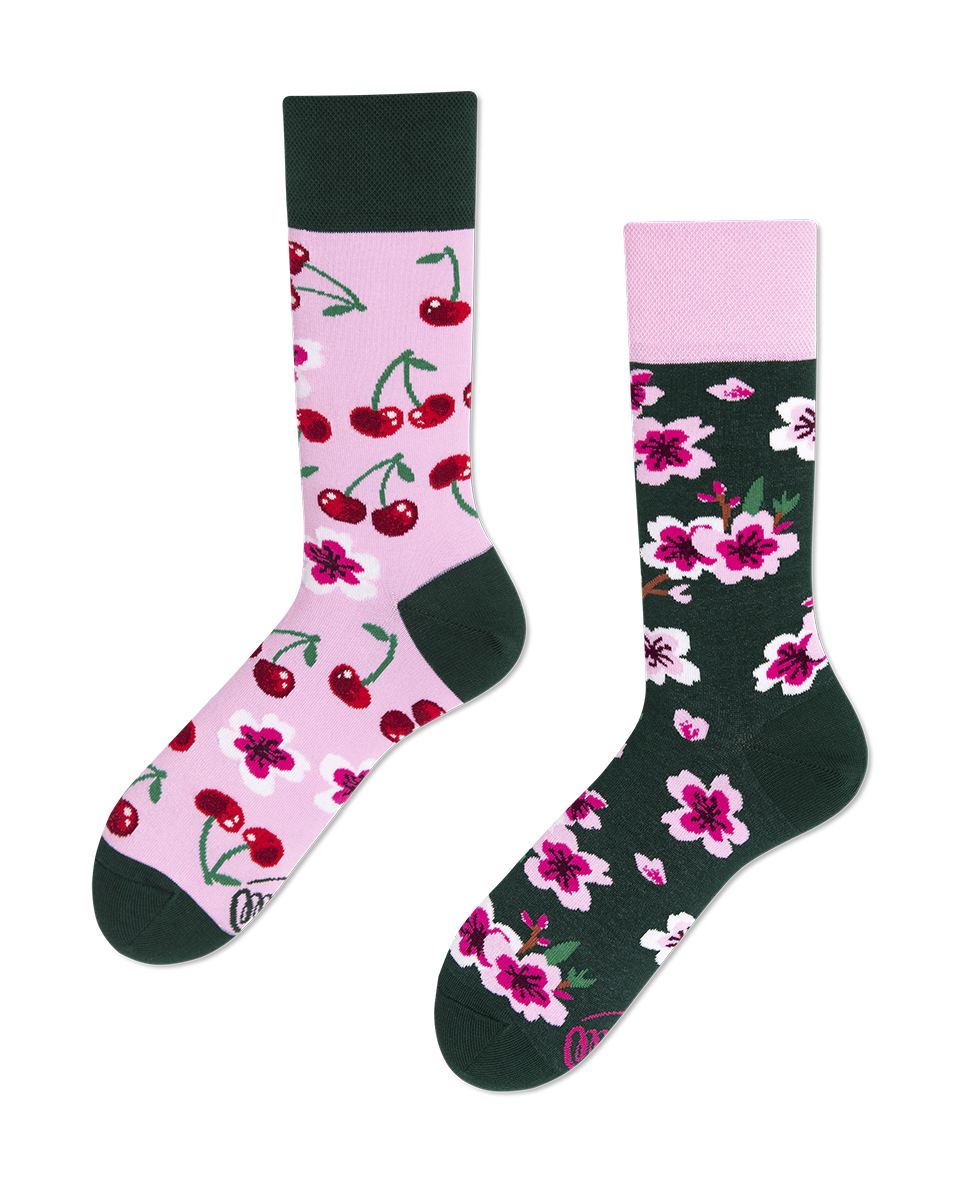Image of Cherry Blossom Socks - Herren Multicolor 35-38