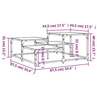 VidaXL Couchtisch holzwerkstoff  