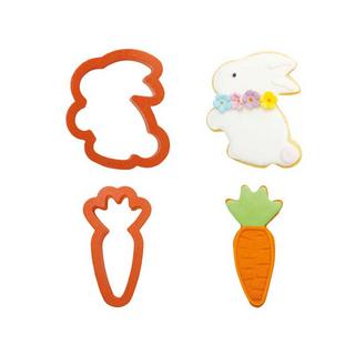 Decora Set d'emporte-pièces lapin et carotte 2 pièces  