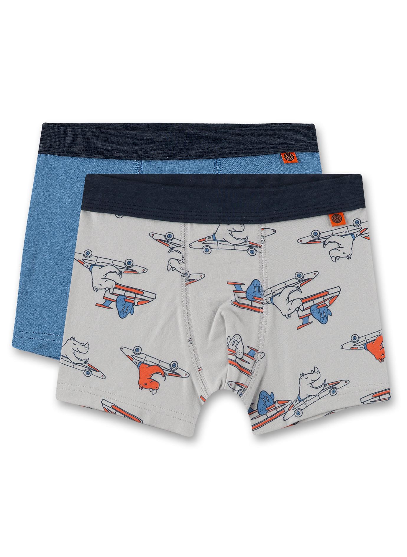Image of Jungen-shorts (doppelpack) Rhino Allover Jungen Multicolor 140