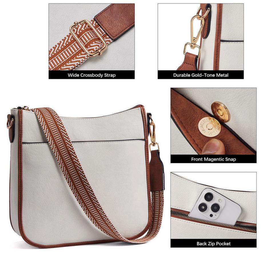 Only-bags.store Borsa a Tracolla Piccola Tracolla Colorata Regolabile Ecopelle  