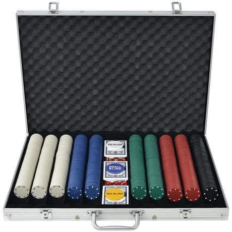 VidaXL  Coffret de poker 