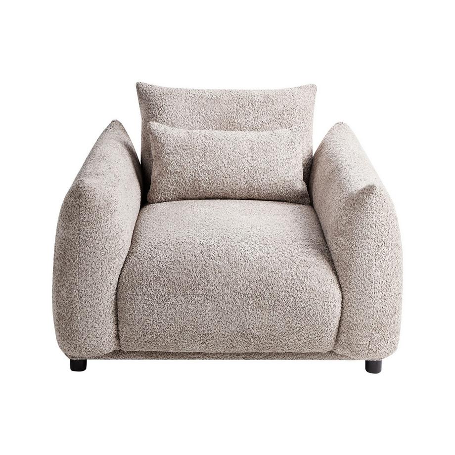 Beliani Sessel aus Bouclé Minimalistisch JAMSA  