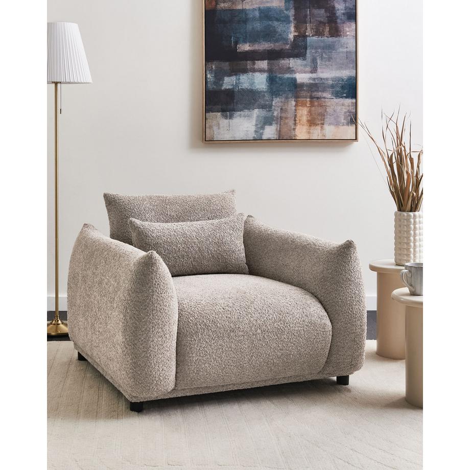 Beliani Sessel aus Bouclé Minimalistisch JAMSA  