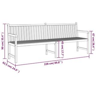 VidaXL Banc de Jardin  