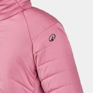 QUECHUA Wattierte Hybrid Wanderjacke Kinder  