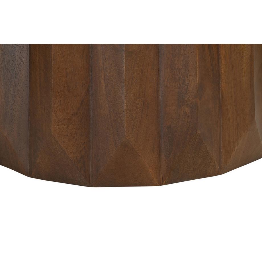 mutoni Table à manger Arcos Fold marron ronde 130  