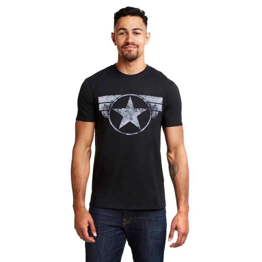 CAPTAIN AMERICA Sternenprint T-Shirt  