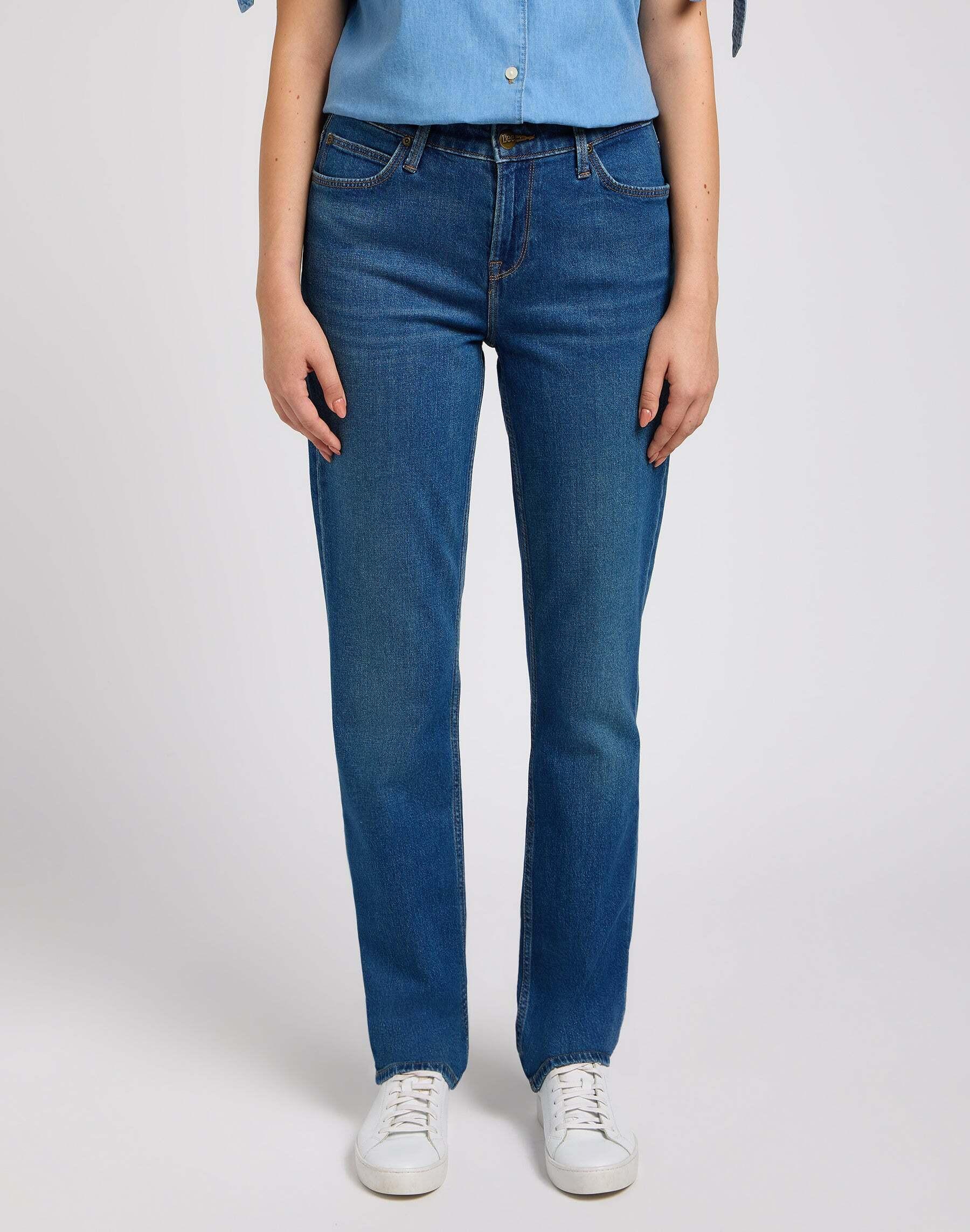 Image of Jeans Marion Straight Damen Blau W28