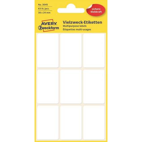 Avery-Zweckform AVERY ZWECKFORM Etiketten 38×24mm, 120 Stück  