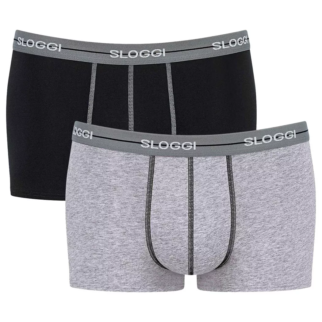 Sloggi   MEN START X 2  men's Boxer shorts in Black