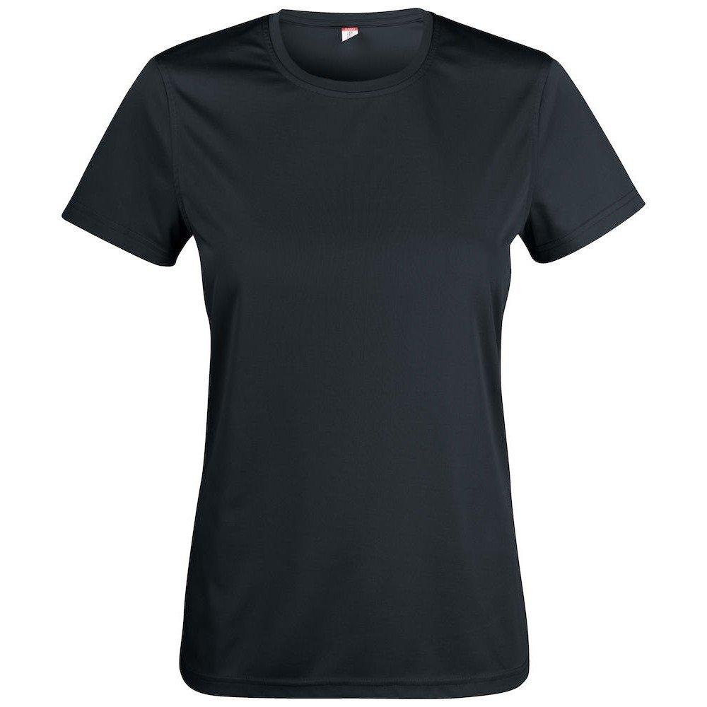 Image of Basic Active Tshirt Damen Schwarz XS