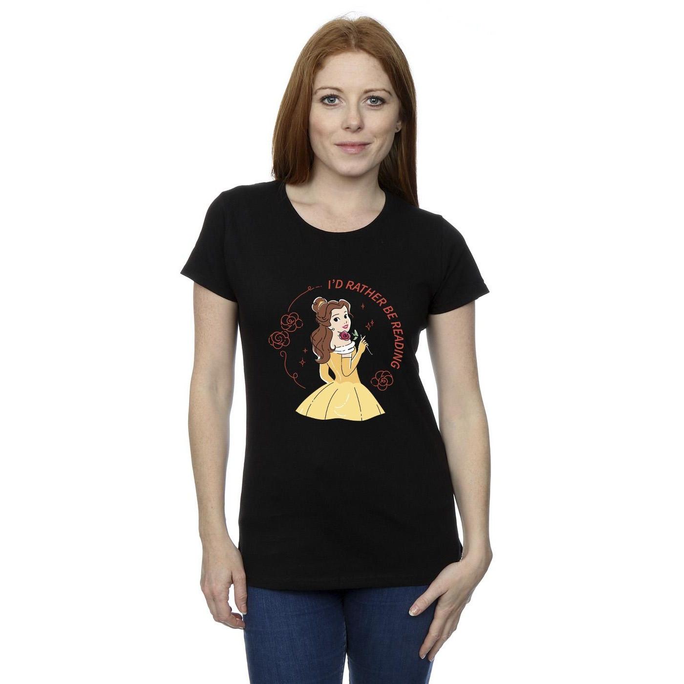 Disney  Tshirt BEAUTY AND THE BEAST I'D RATHER BE READING 