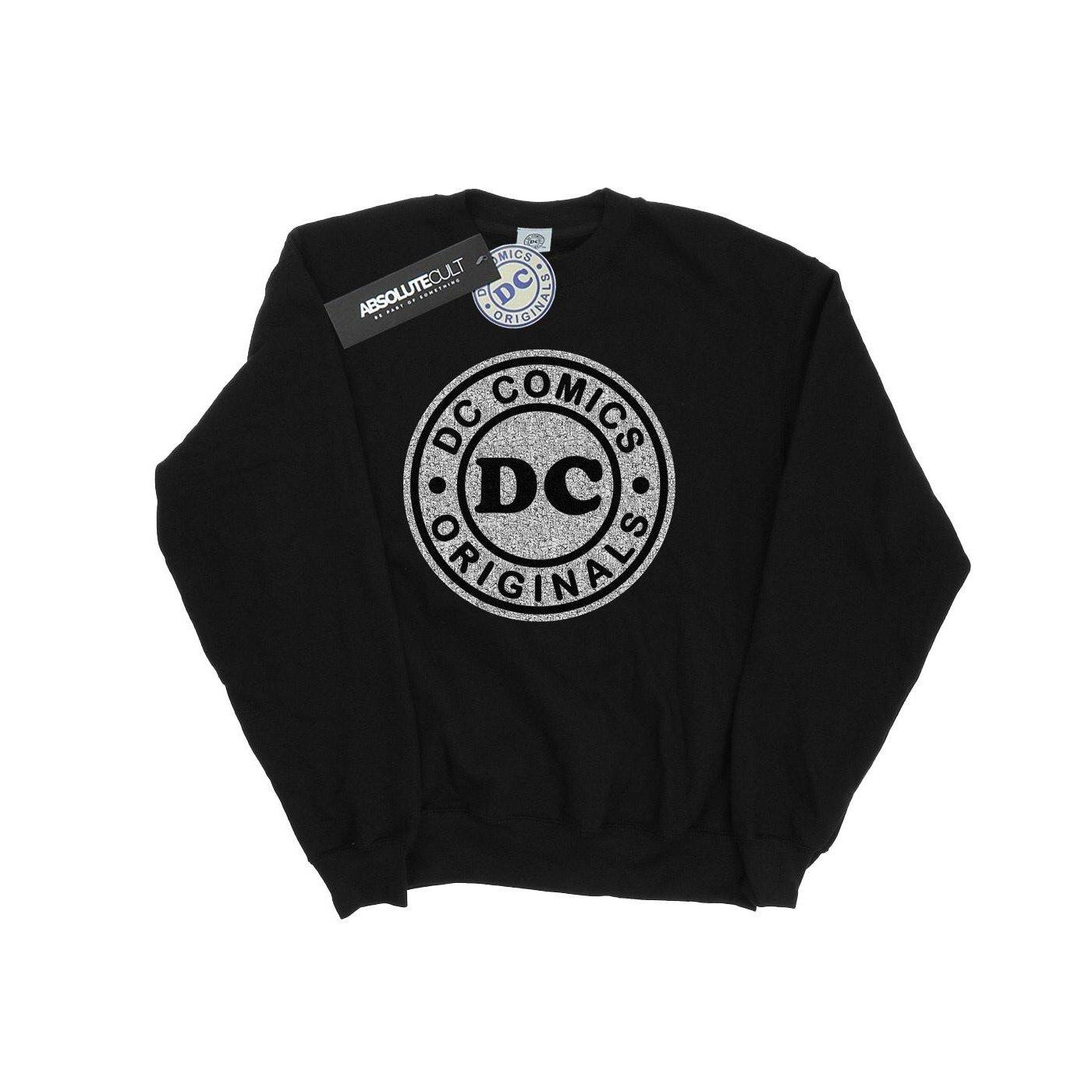 Image of Dc Originals Crackle Logo Sweatshirt Jungen Schwarz 140/146