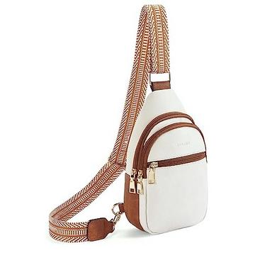 Sling Rucksack Umhängetasche Kleine Crossbody Tasche Kunstleder Sling Tasche
