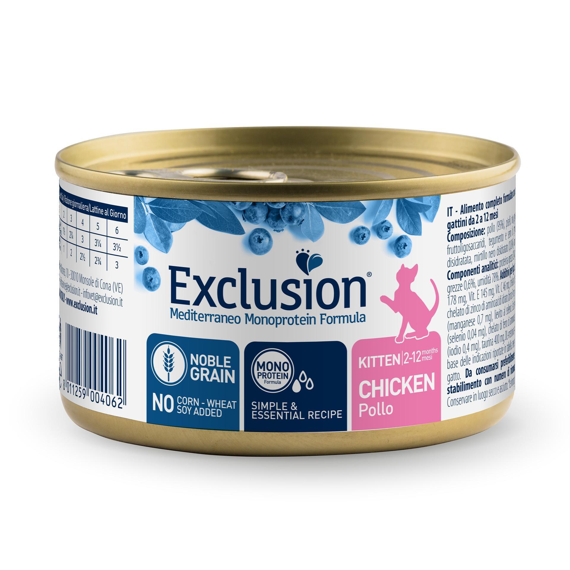 Exclusion  Gatto Gattino Pollo - Multipack 