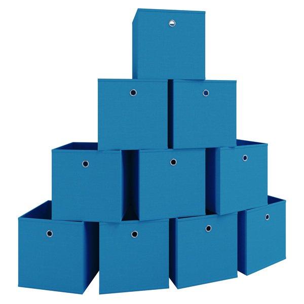 Image of 10er Set Faltbox Klappbox Stoff Kiste Faltschachtel Regalbox Aufbewahrung Boxas 10er Set Faltbox Klappbox Stoff Kiste Faltschachtel Regalbox Aufbewahrung Boxas