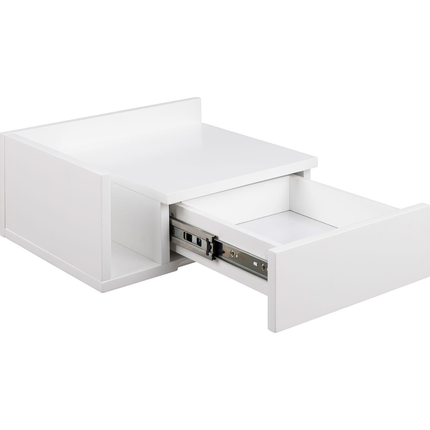 mutoni Table de chevet blanche crapaud  