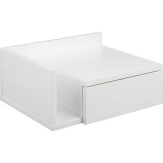 mutoni Table de chevet blanche crapaud  