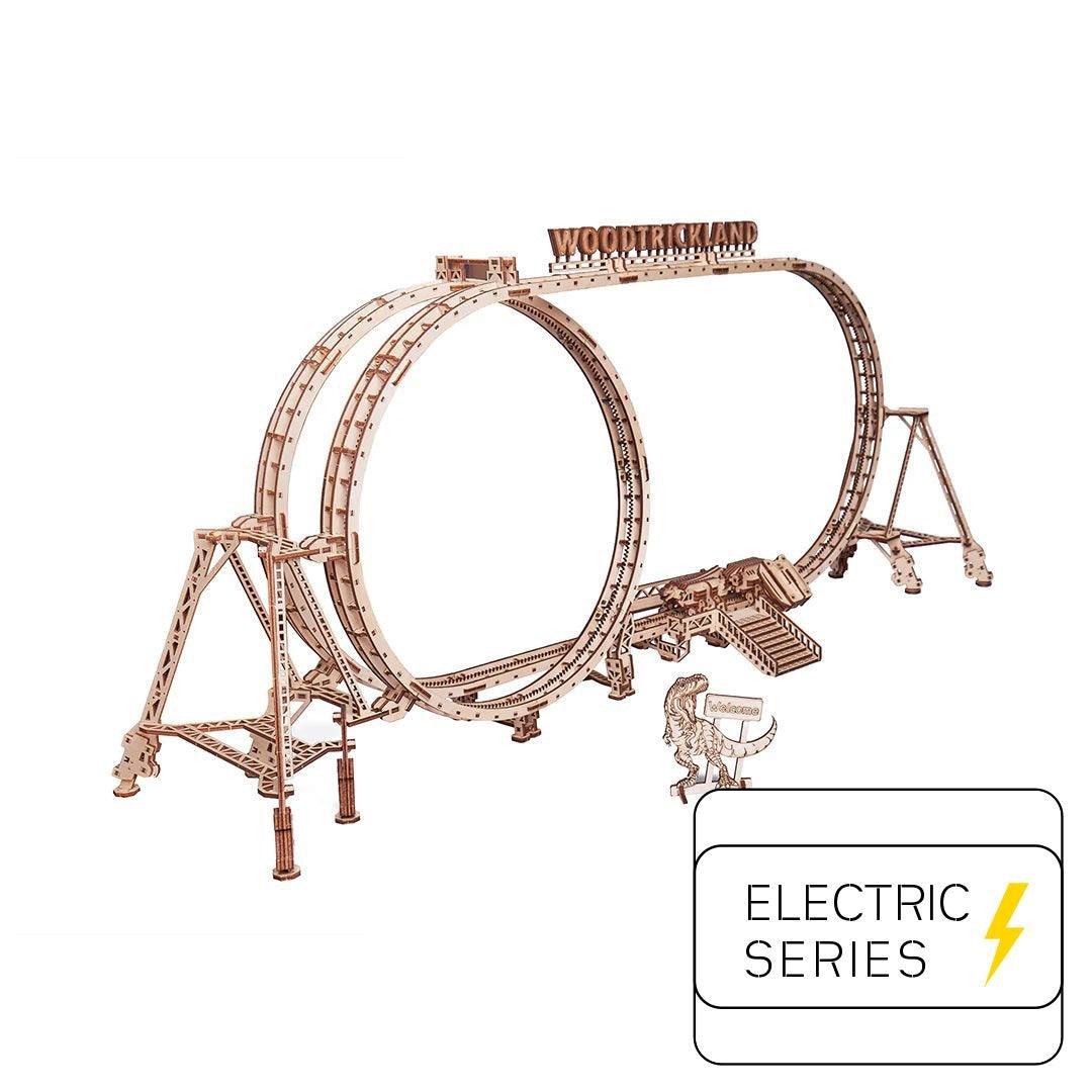 Image of Achterbahn - 3D Holzbausatz (Elektrisch)
