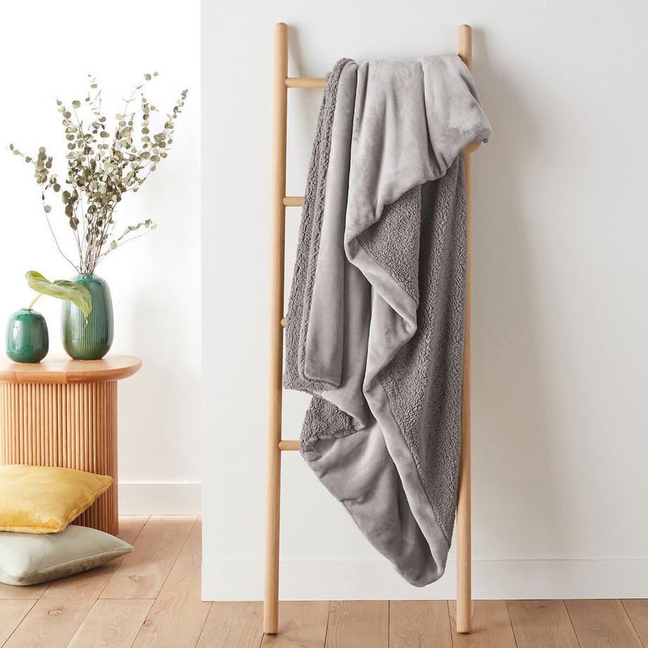 La Redoute Intérieurs Maxine Plaid Polaire et Sherpa  